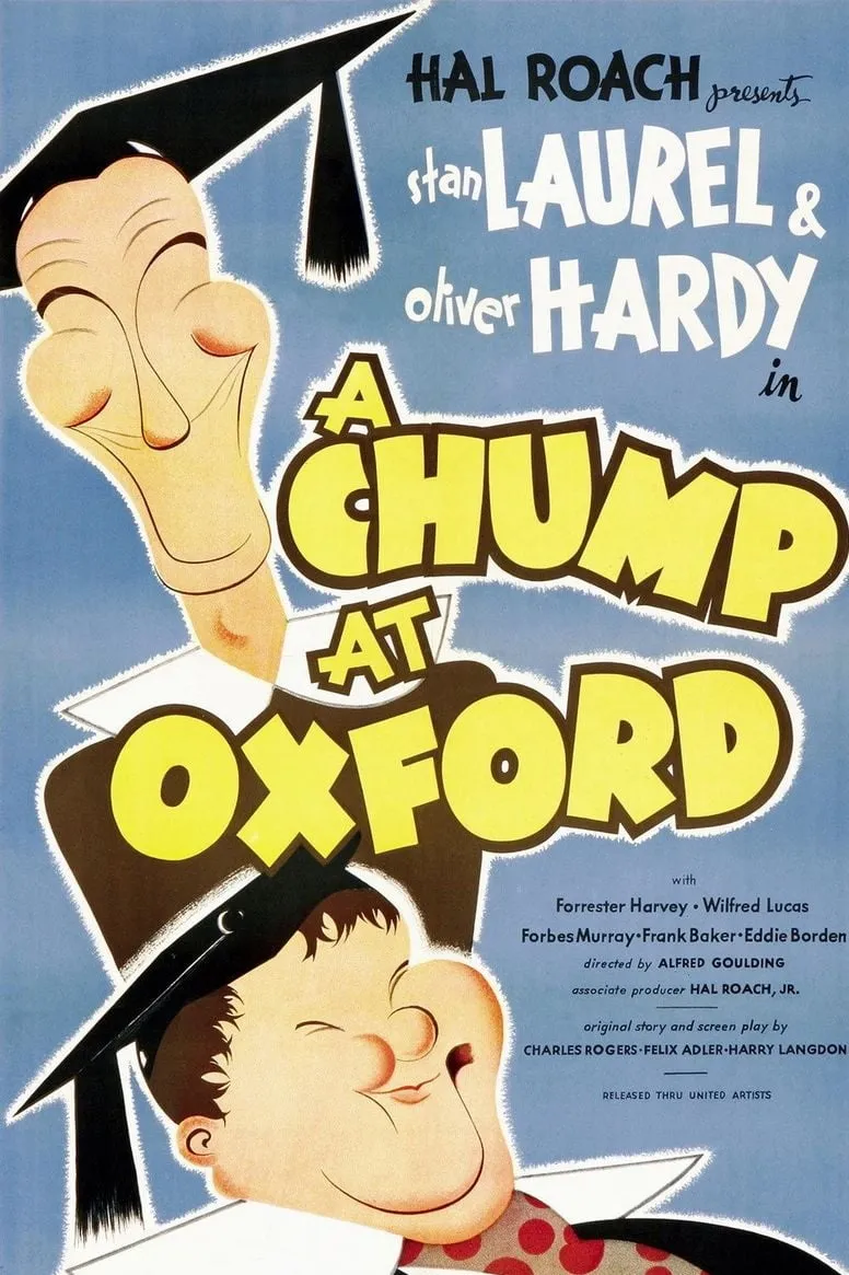 A Chump at Oxford poster