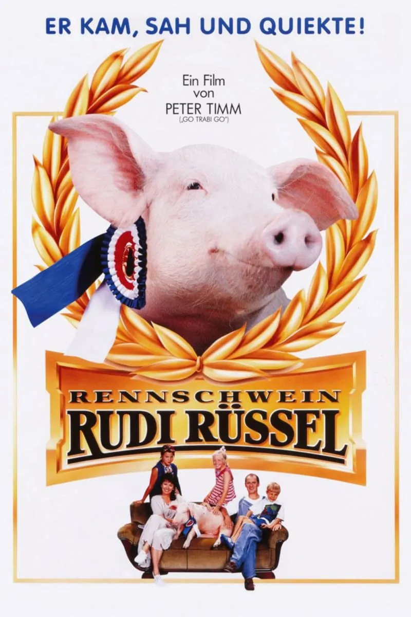 Rennschwein Rudi Rüssel poster