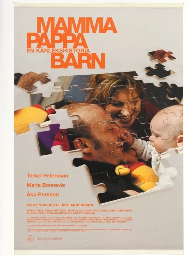 Mamma, pappa, barn poster