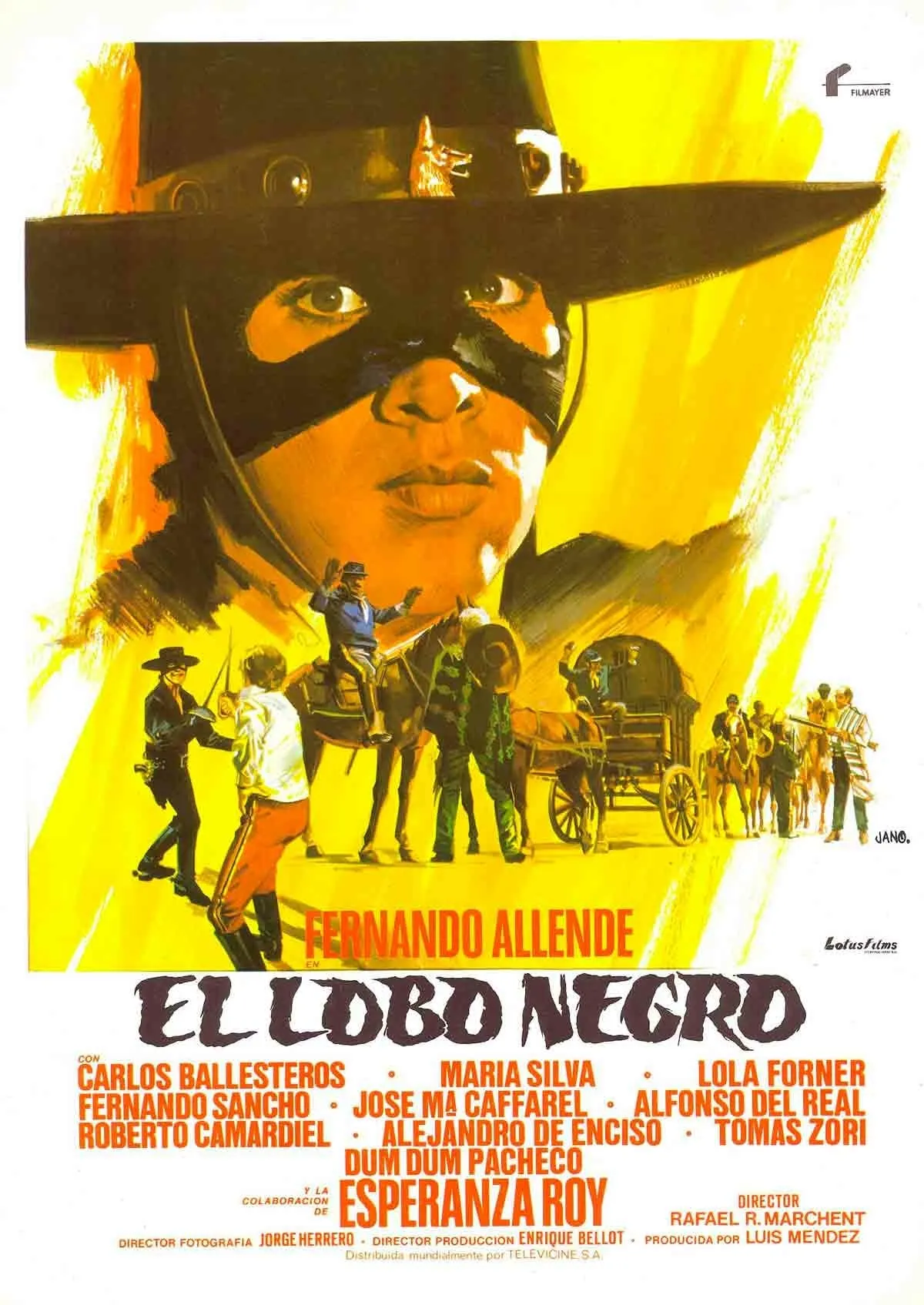 El Lobo Negro poster