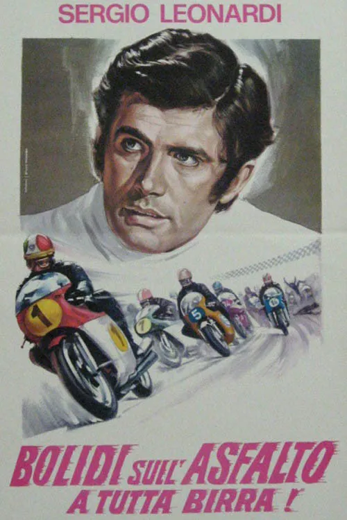 Bolidi sull'asfalto a tutta birra poster