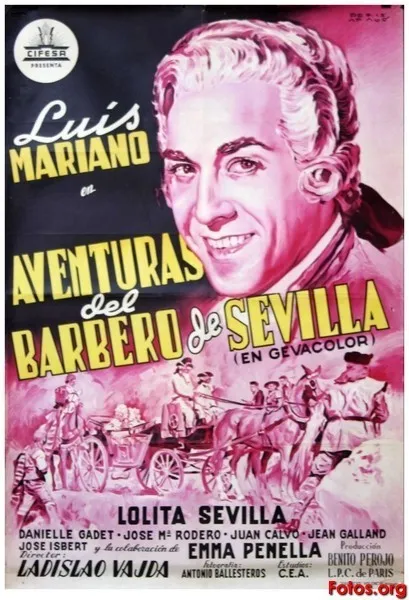 Aventuras del barbero de Sevilla poster