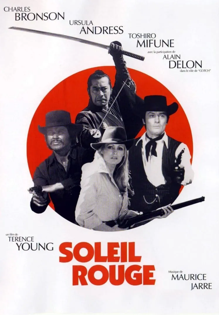 Soleil rouge poster
