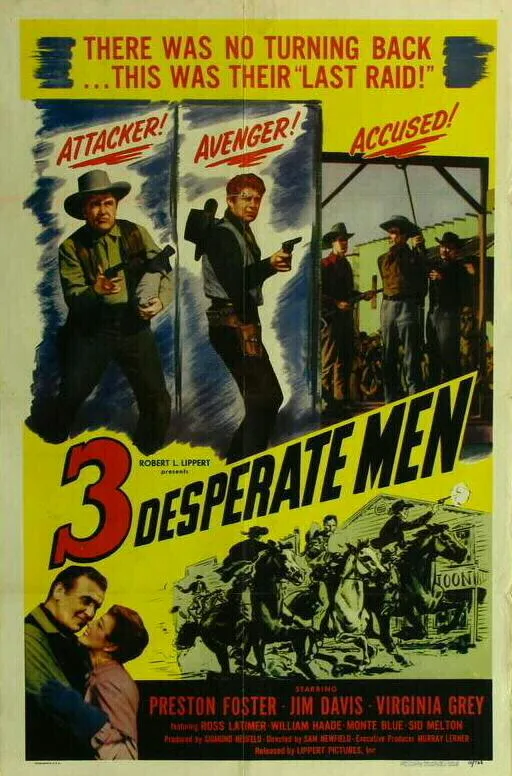 Three Desperate Men poster