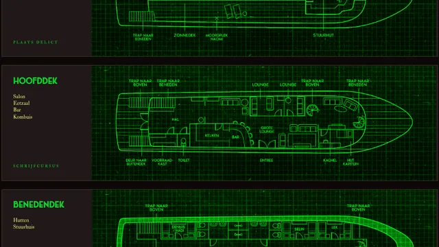 Illustratie bij de podcast Het moordmysterie: De cruise