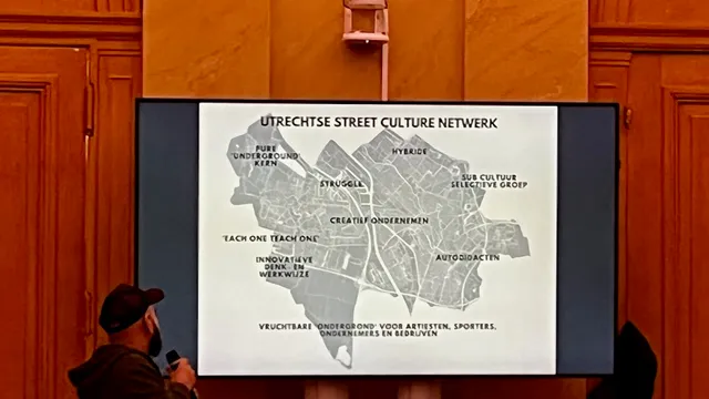 Raymond Ramdihal tijdens RIB over Street Culture Utrecht