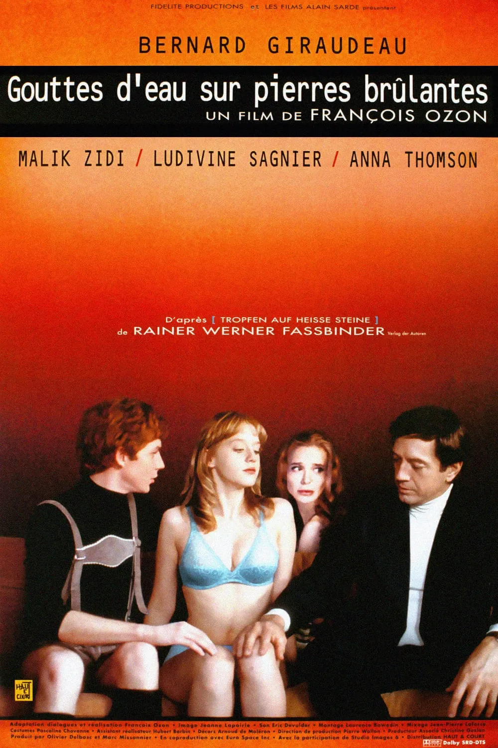 Gouttes d'eau sur pierres brûlantes poster