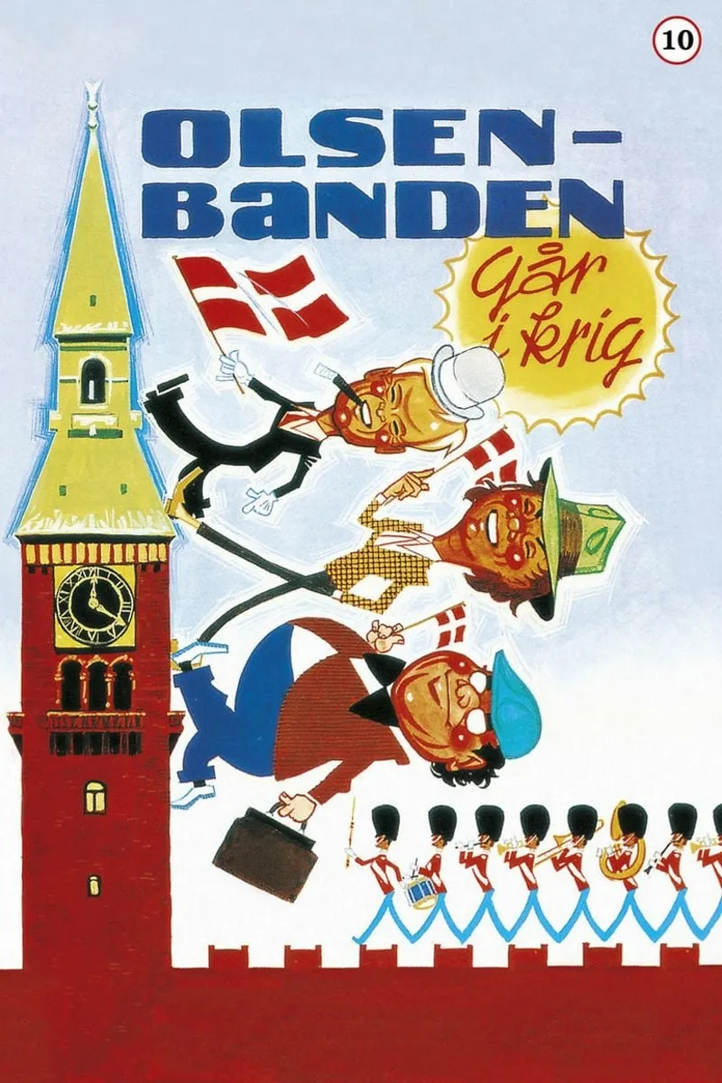 Olsen-Banden gȧr i krig poster