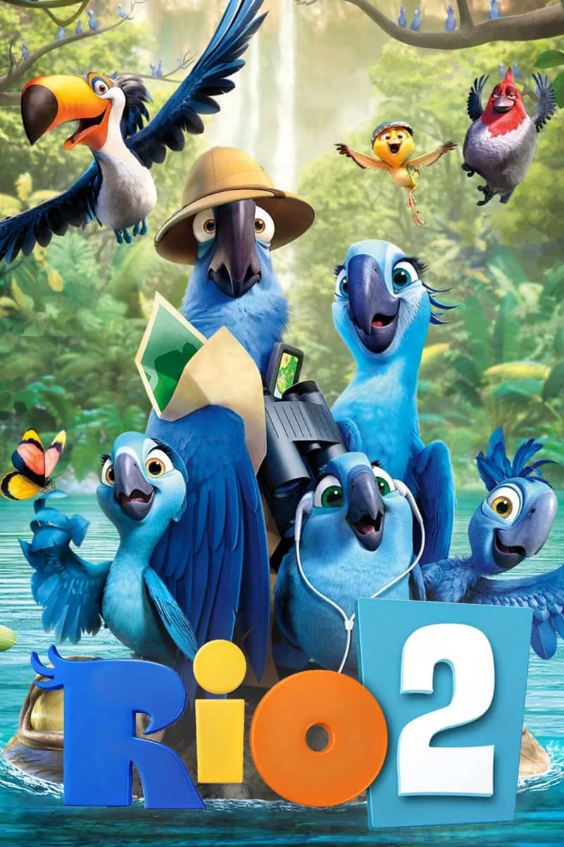 Rio 2 3D (NL) poster
