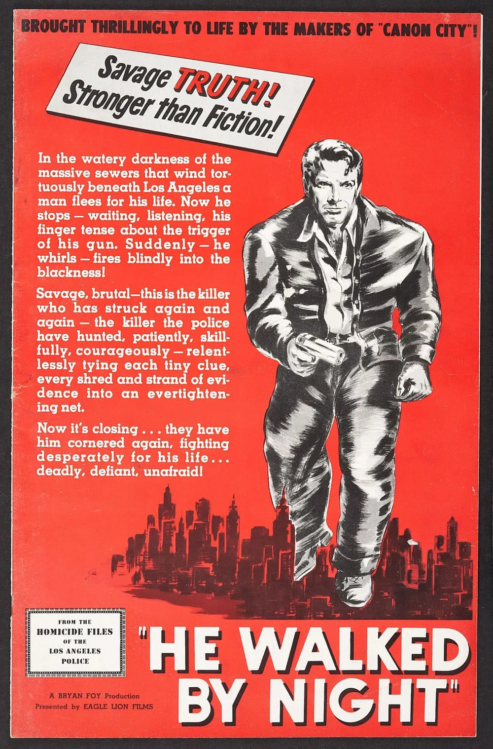 He Walked By Night poster