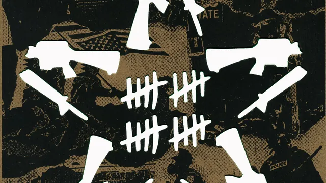 Cover split album Antillectual en Anti-Flag