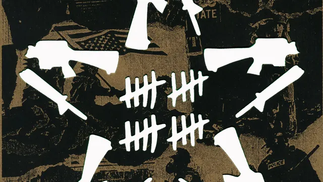 Cover split album Antillectual en Anti-Flag