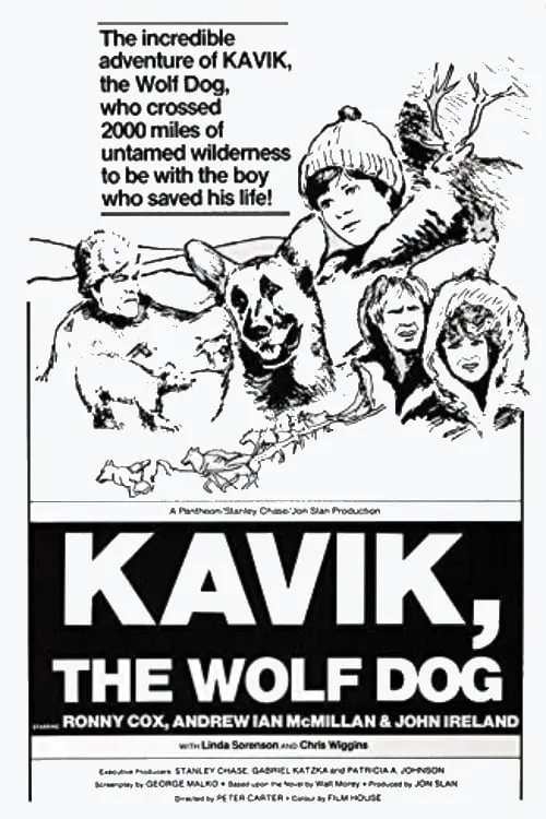The Courage of Kavik, The Wolf Dog poster