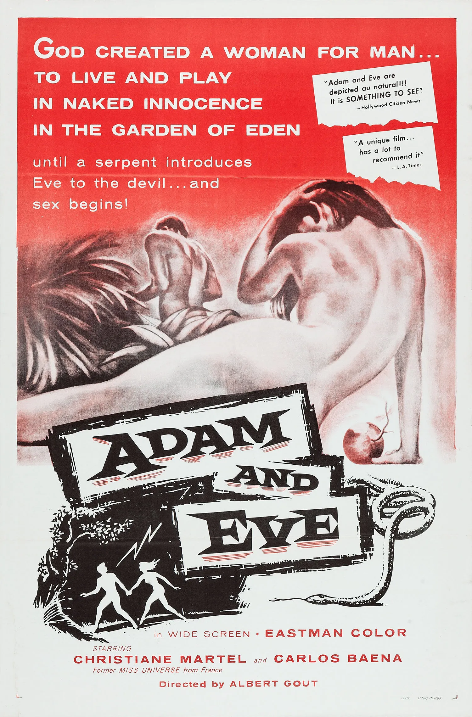 Adán y Eva poster