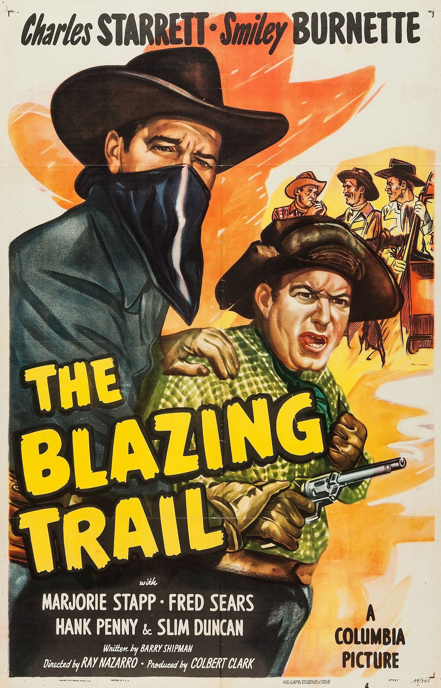 The Blazing Trail poster