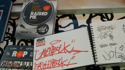 Hiphop bibliotheek in House of Hiphop, 29 september 2023