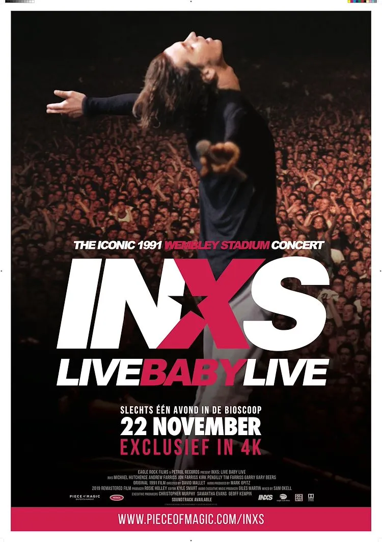 INXS: Baby Live at Wembly Stadium poster