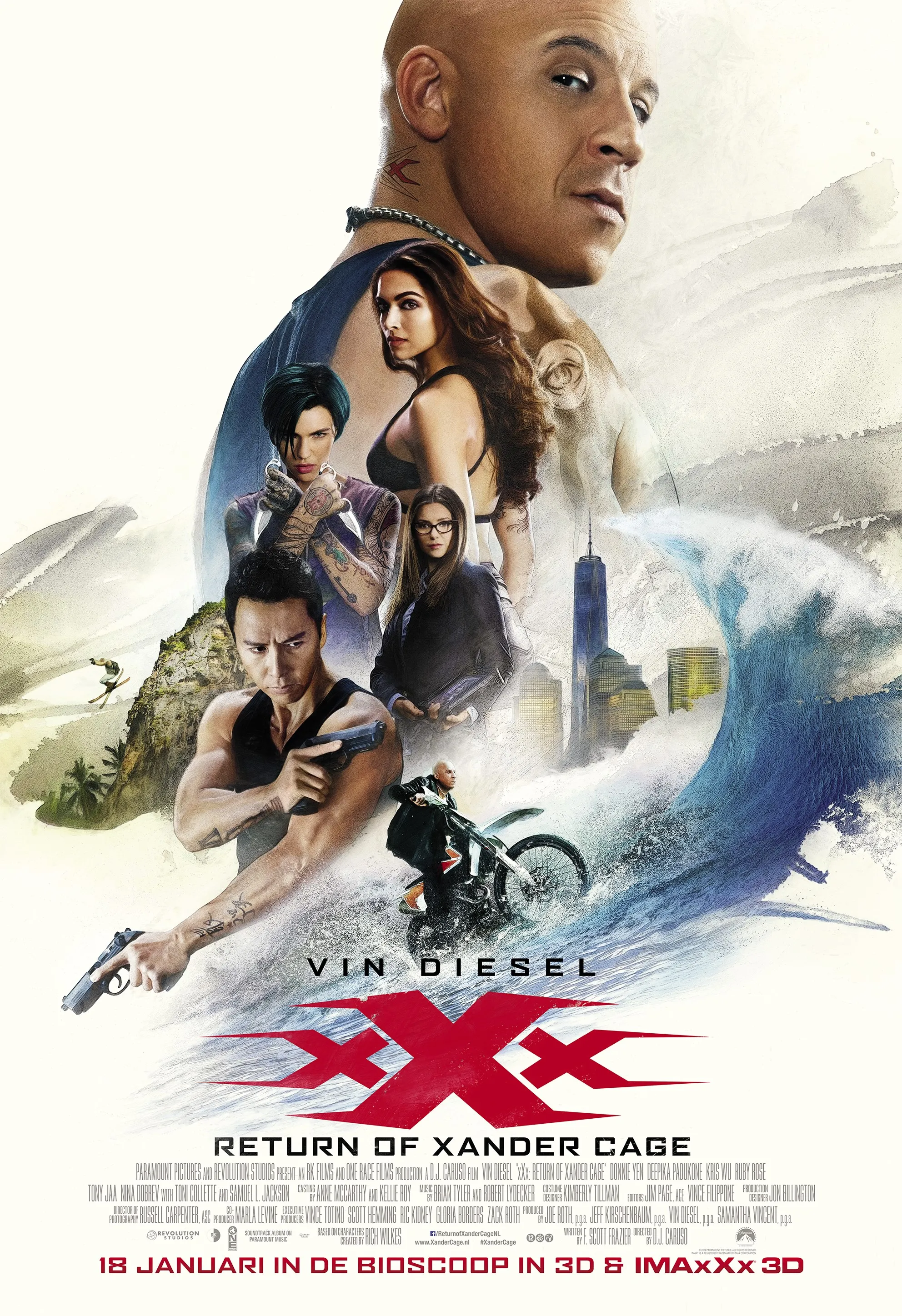 xXx: Return of Xander Cage poster