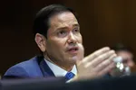 Marco Rubio tijdens een officiële begrotingshoorzitting waarin hij de geplande uitgaven van zijn ministerie verdedigt tegenover de Amerikaanse Senaat