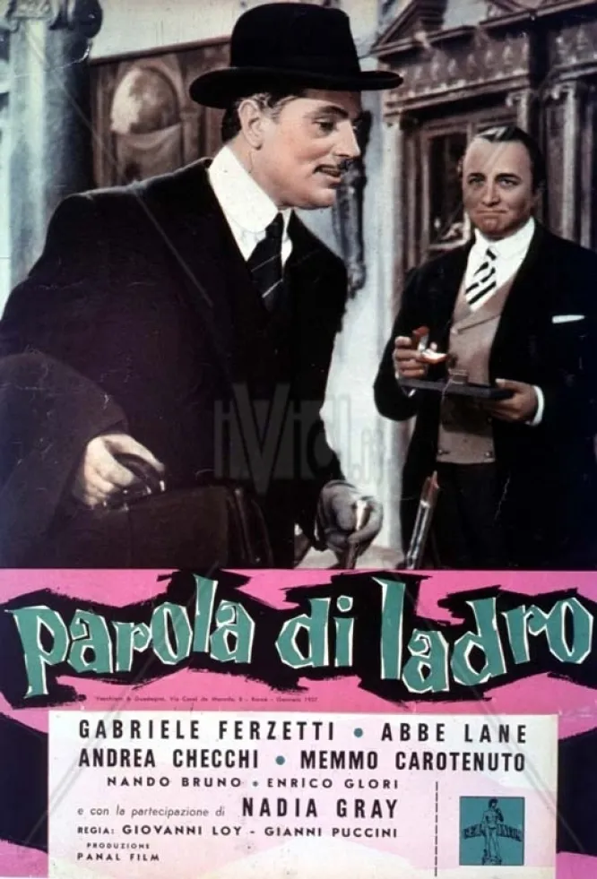 Parola di ladro poster