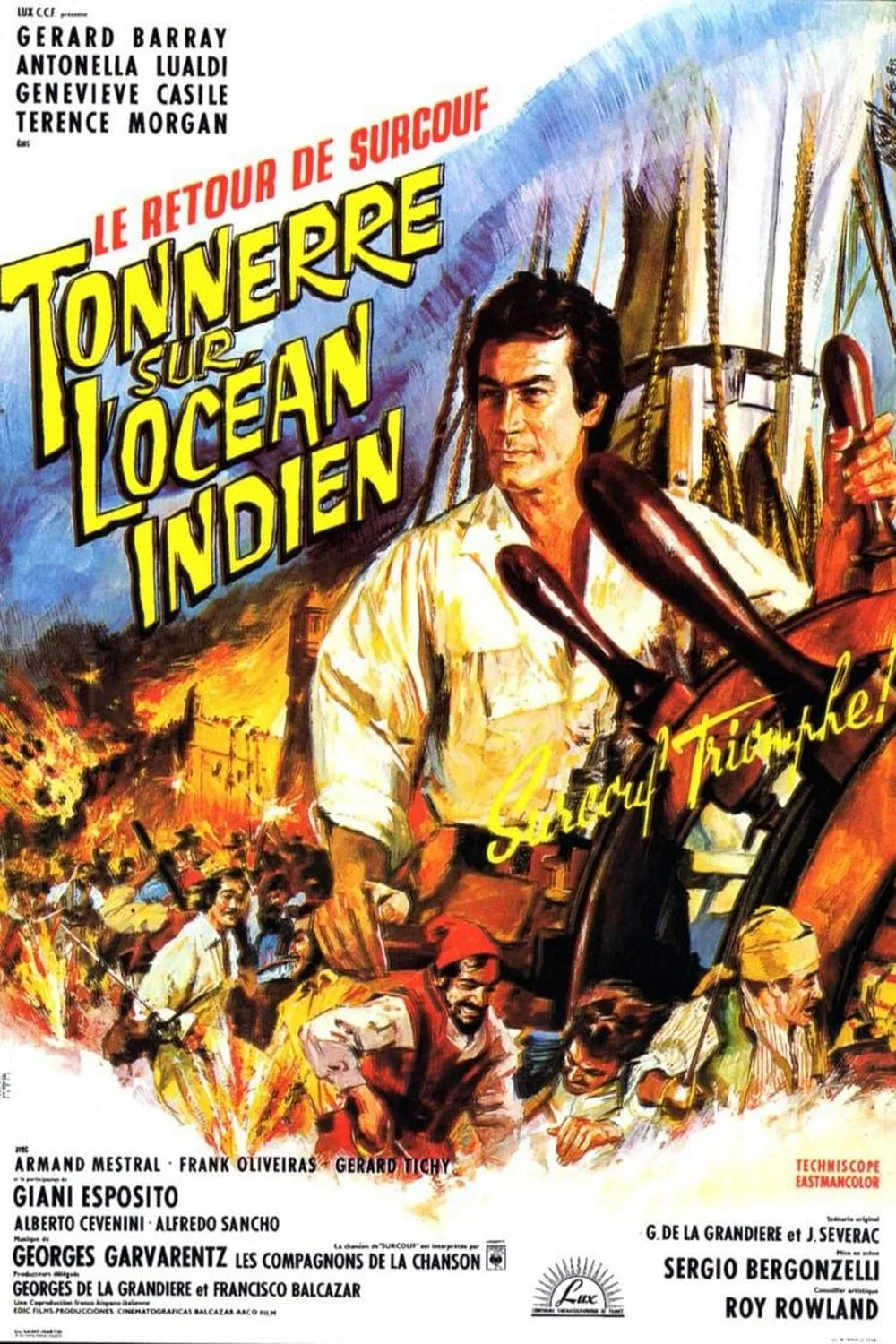 Le retour de surcouf - Tonnerre sur l'Océan Indien poster