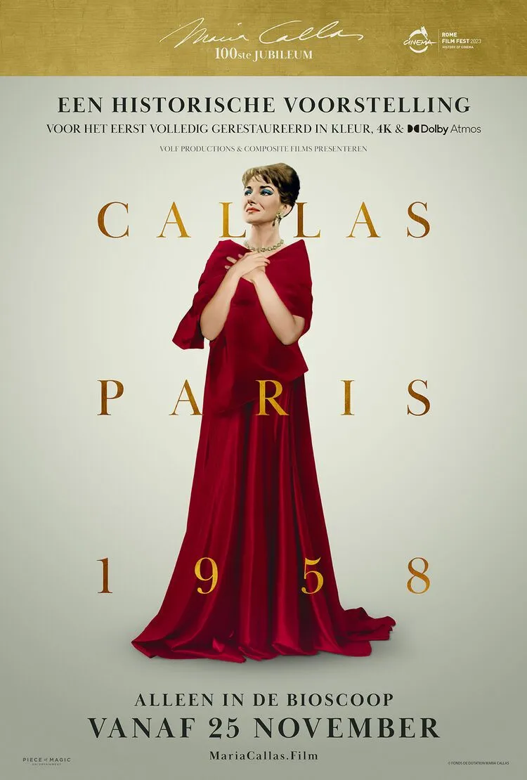 Callas – Paris, 1958 poster