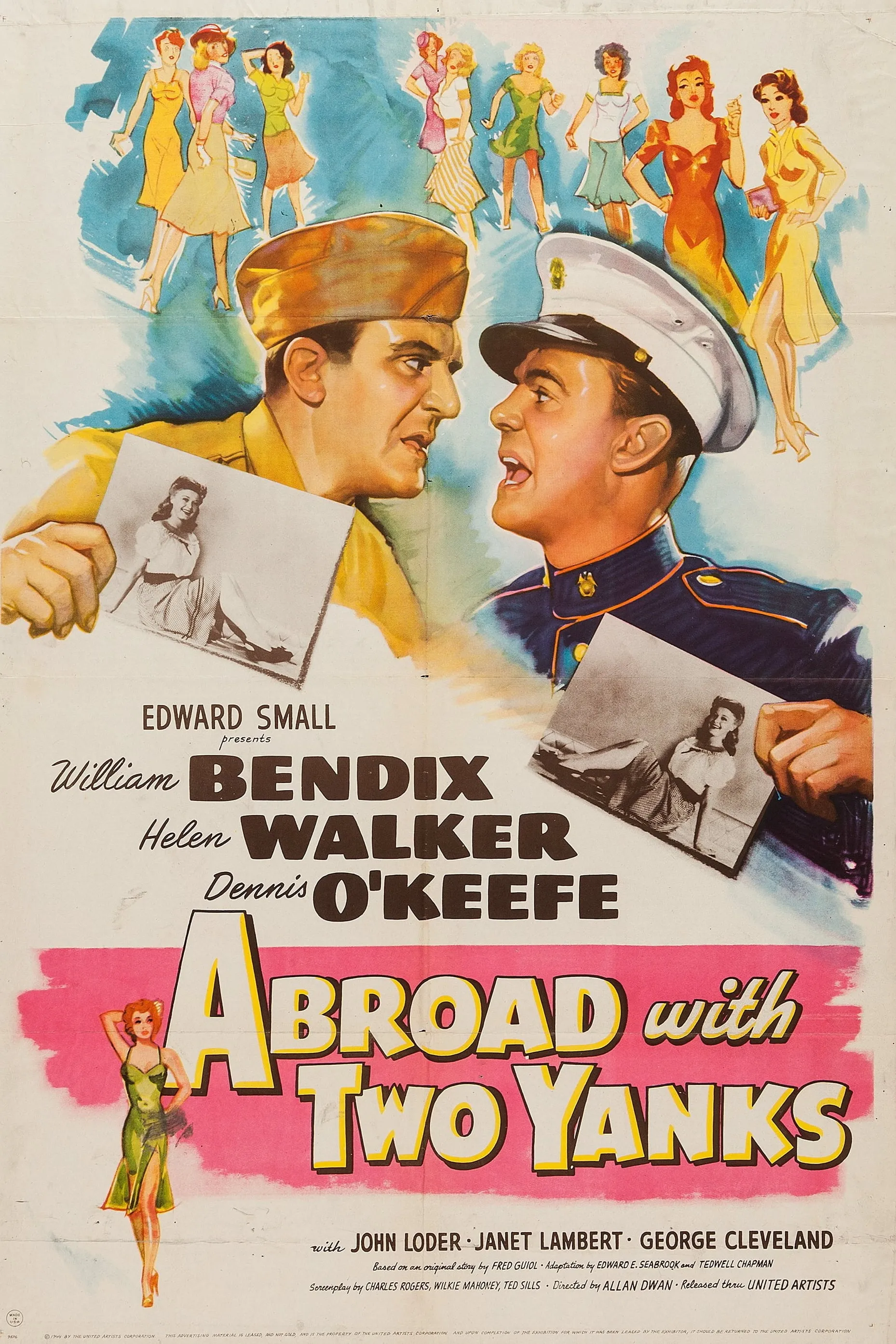 Abroad With Two Yanks poster
