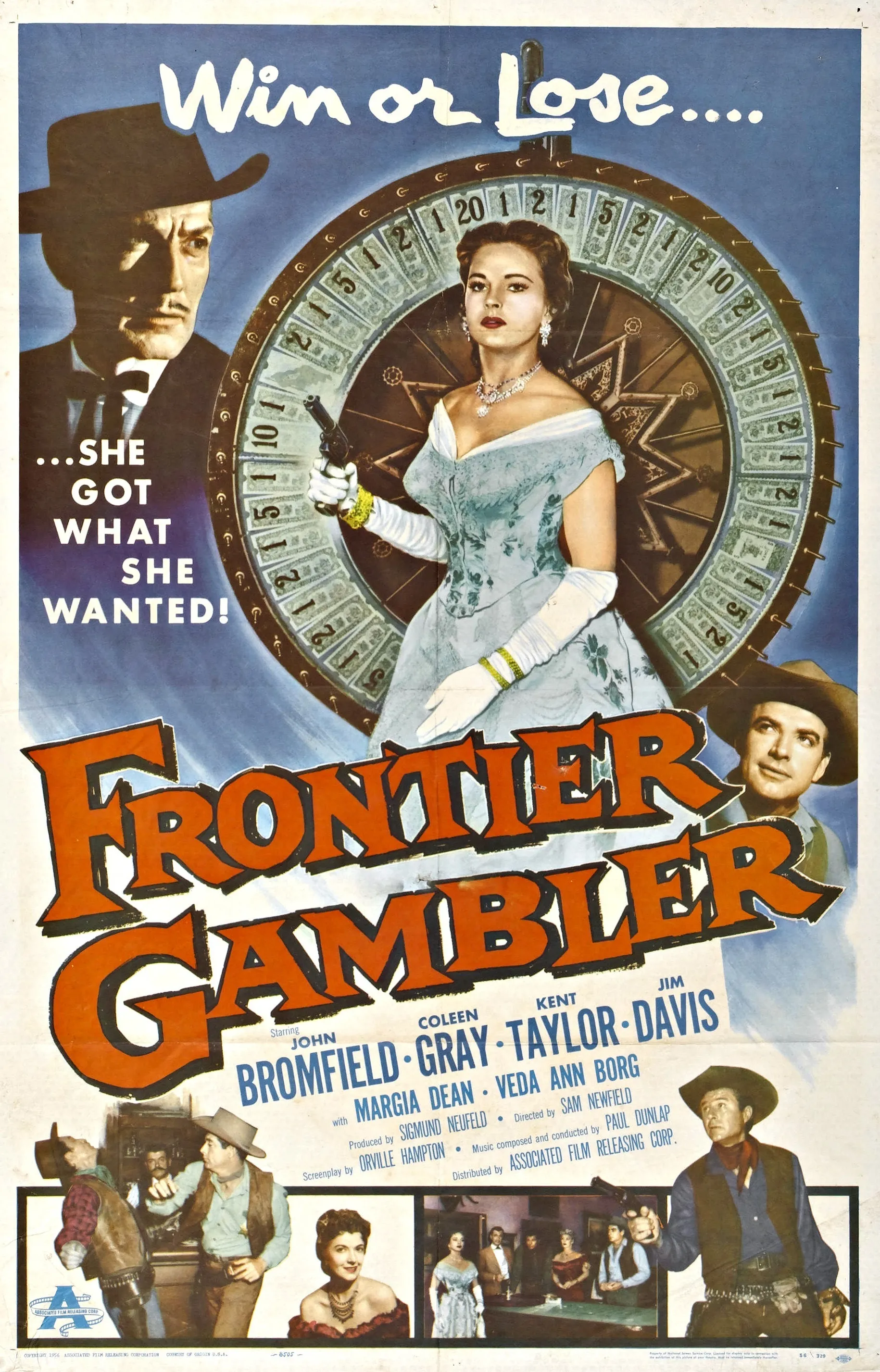 Frontier Gambler poster