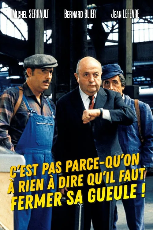 C'est pas parce qu'on a rien à dire qu'il faut fermer sa gueule poster