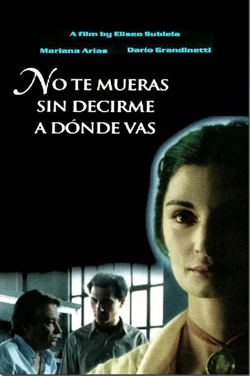 No te mueras sin decirme adónde vas poster