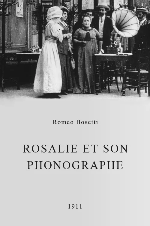 Rosalie et son phono poster