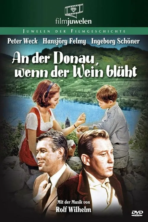 An der Donau, wenn der Wein blüht poster
