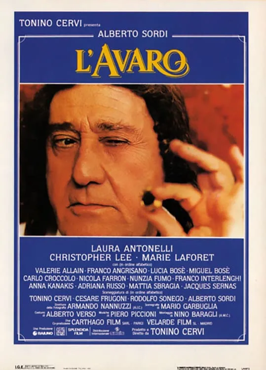 El avaro poster