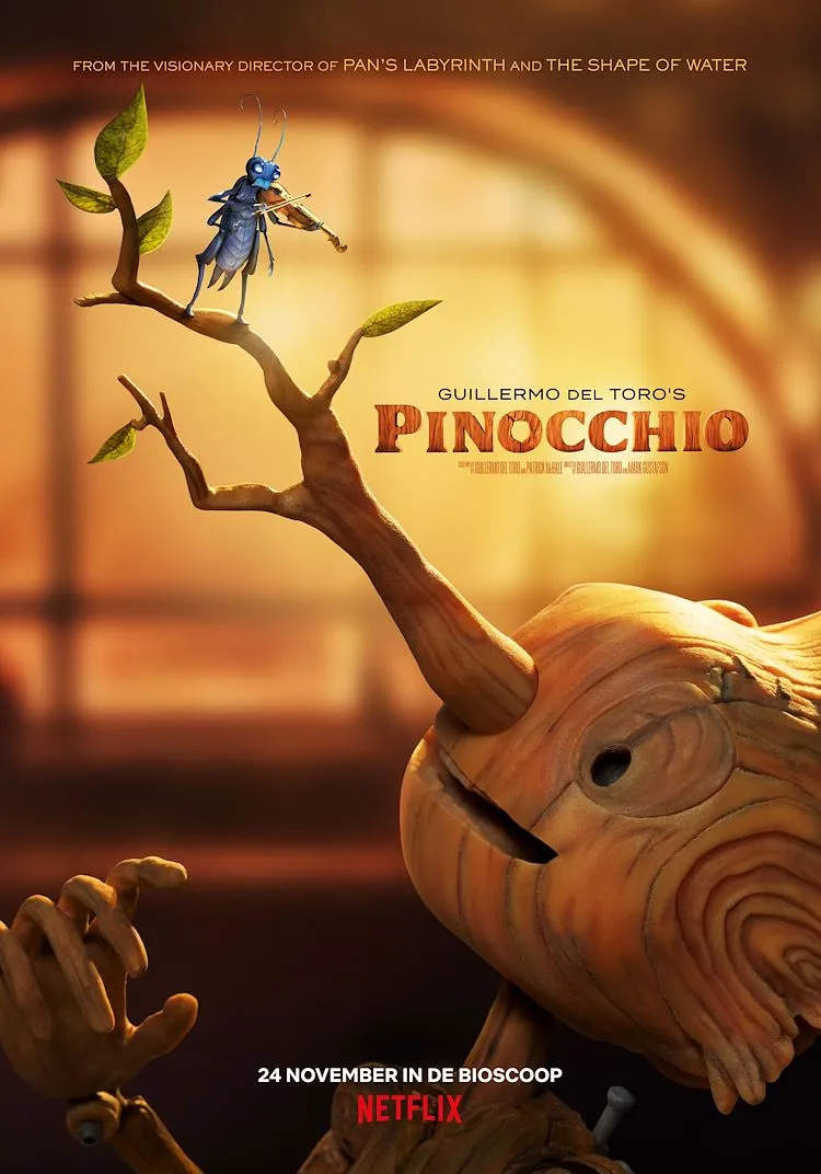Guillermo del Toro's Pinocchio poster