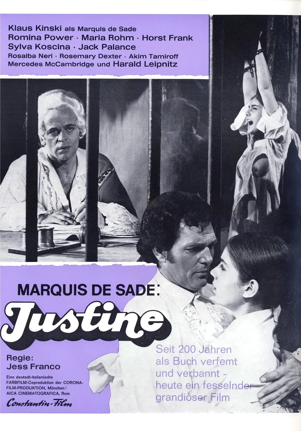 Justine: la disavventura della virtù poster