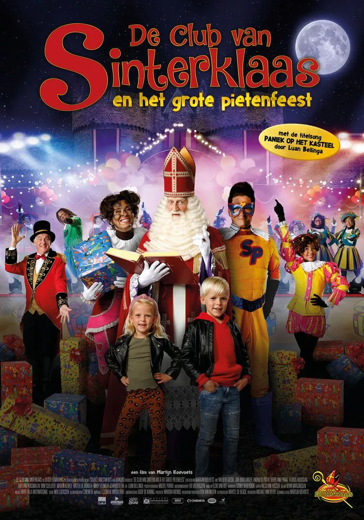 De Club van Sinterklaas en het grote pietenfeest poster