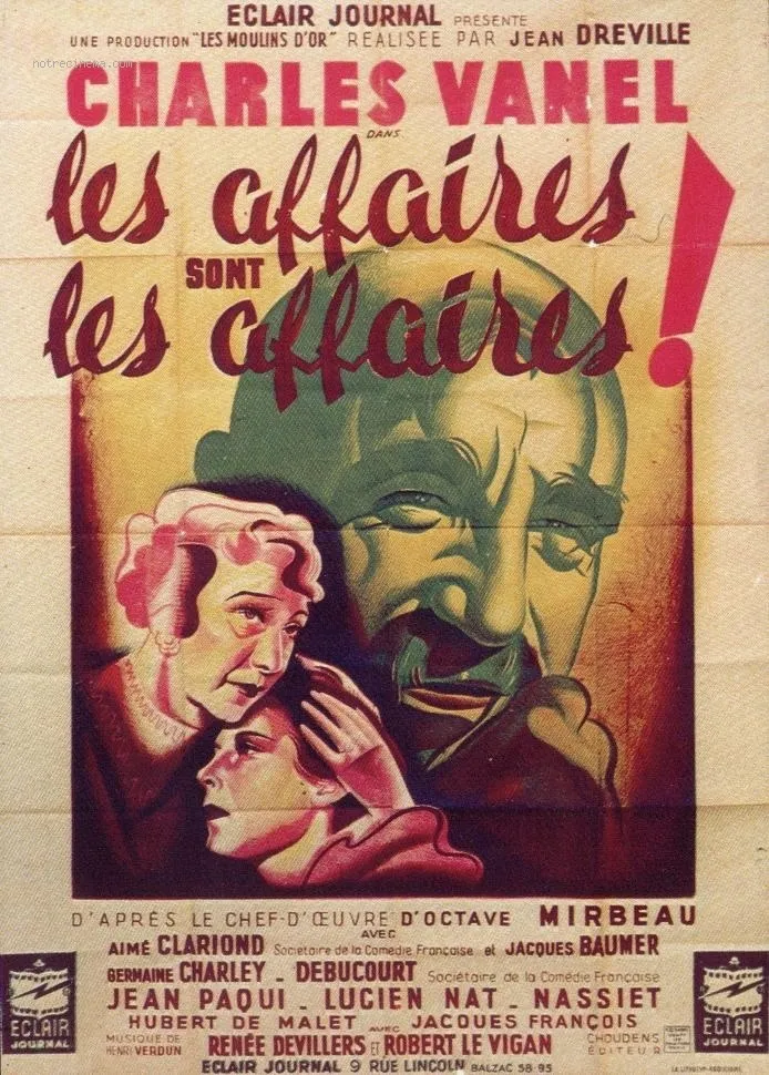 Les Affaires sont les affaires poster