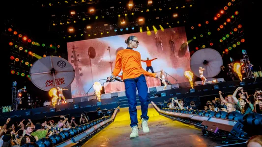 Major Lazer in de Alpha tijdens Lowlands 2026
