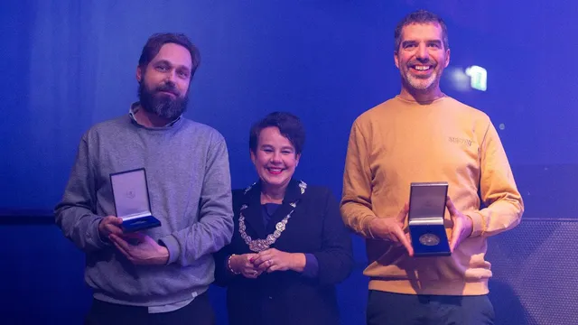 Bob van Heur, Sharon Dijksma, Johan Gijsen (van links naar rechts)