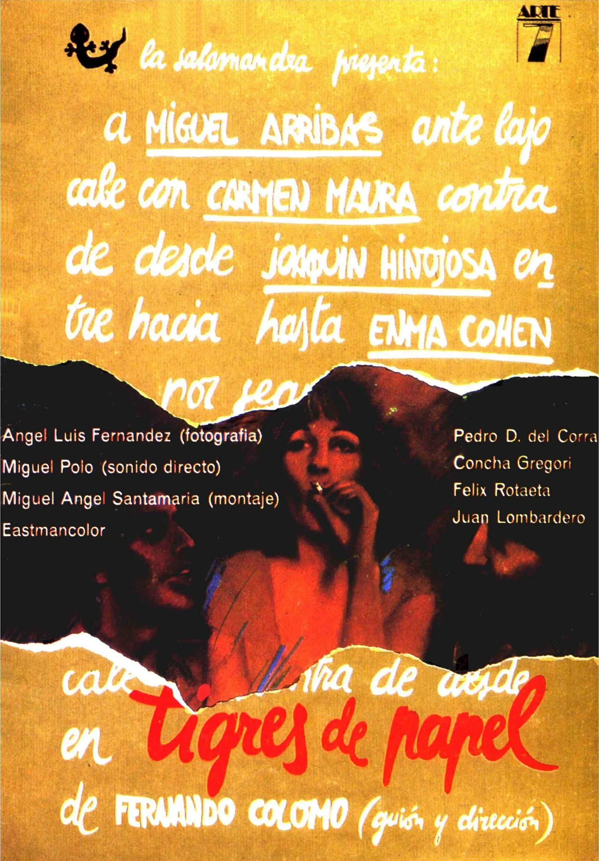 Tigres de papel poster