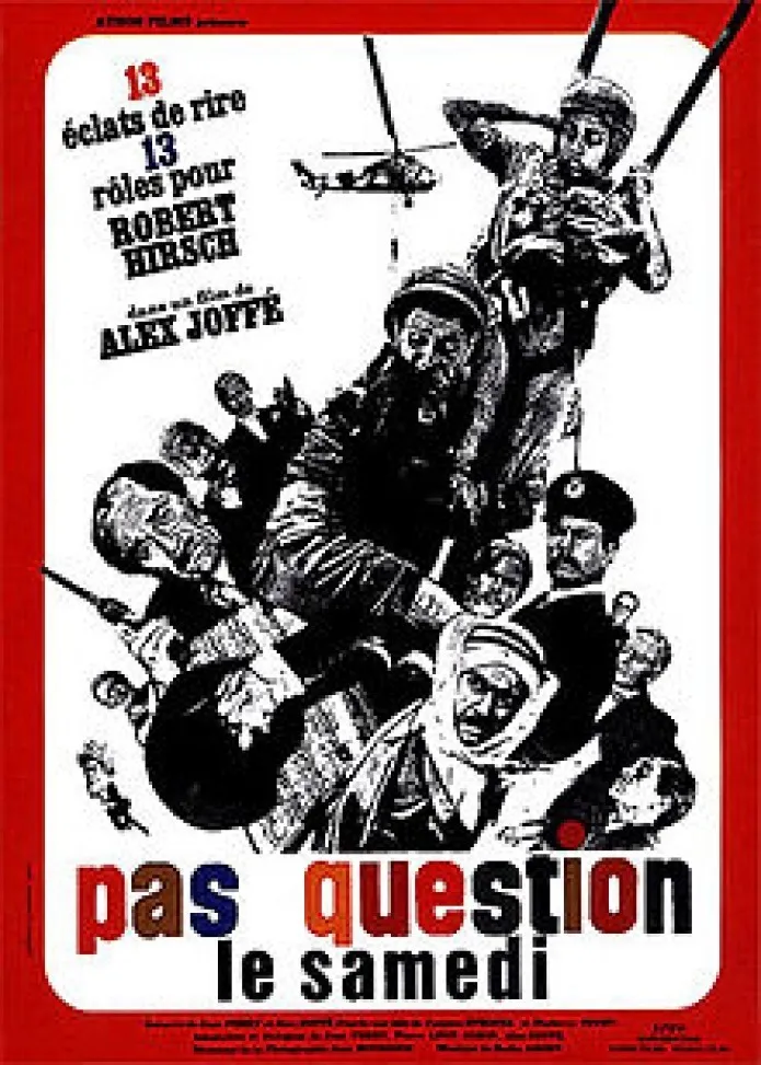 Pas question le samedi poster