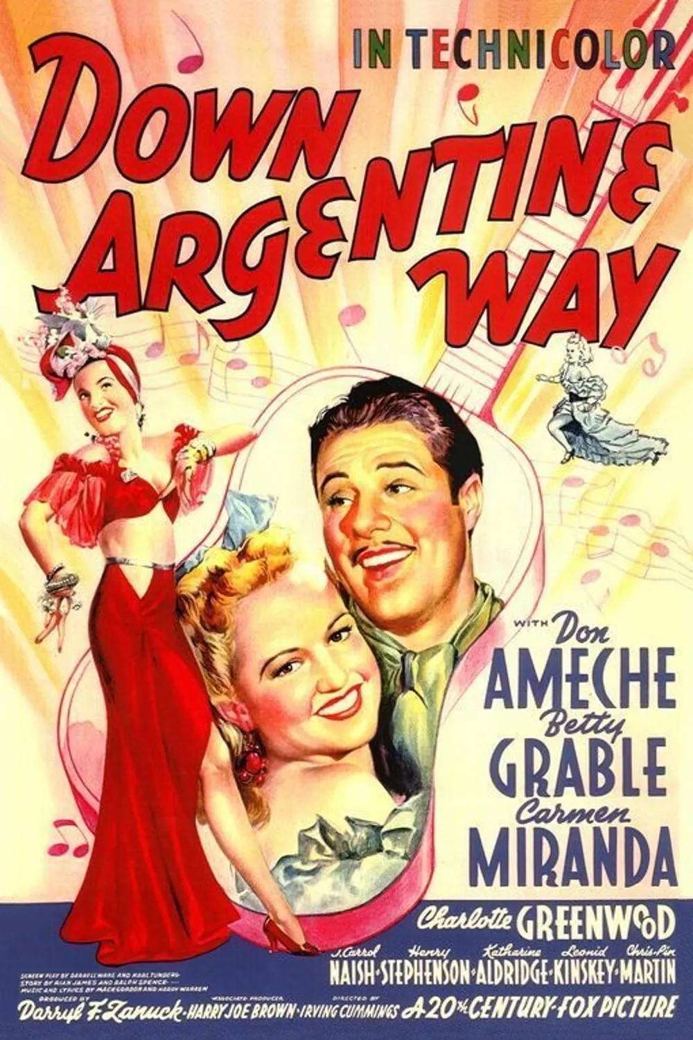 Down Argentine Way poster