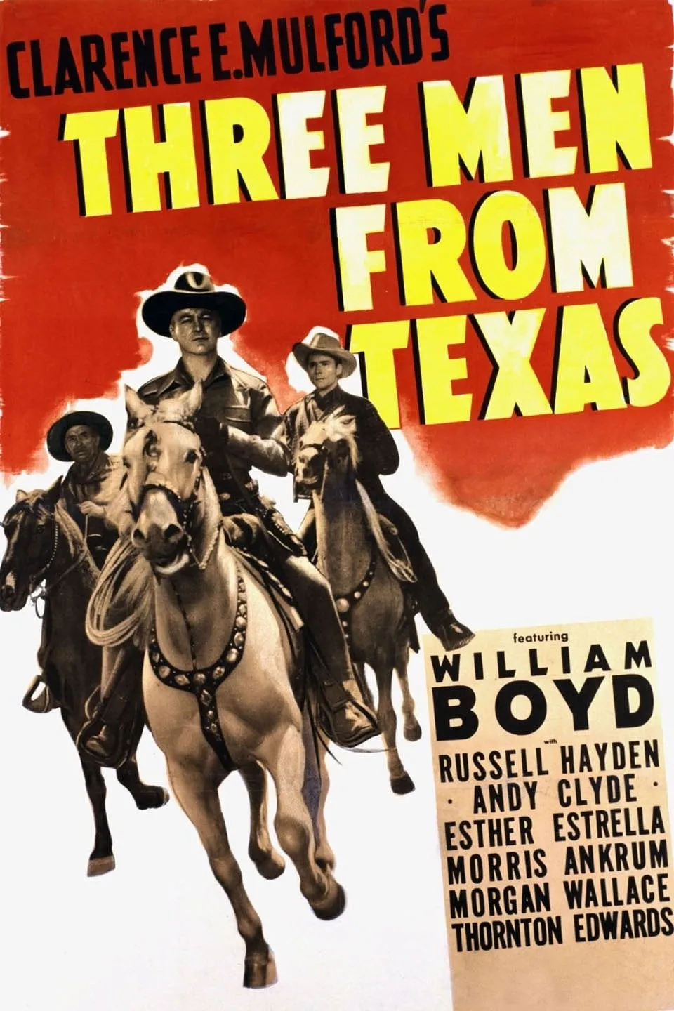 Three Men from Texas poster